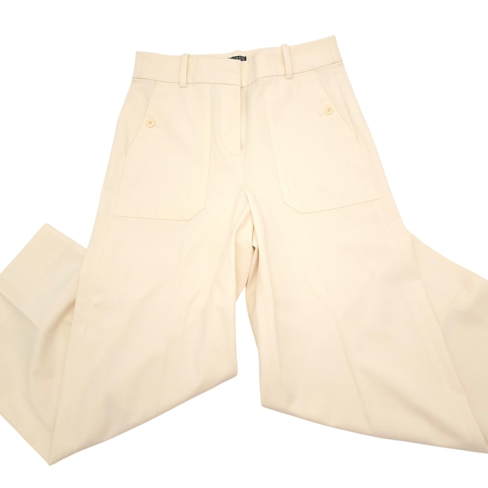 J.Crew "Sydney" Wide-Leg Cropped Pants Size 4